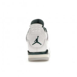 jordan hombres 4 retro blanco/verde oxidado