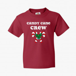 inktastic candy cane crew toddler & fireworks canadian flag men and women t-shirt