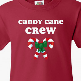 inktastic candy cane crew toddler & fireworks canadian flag men and women t-shirt