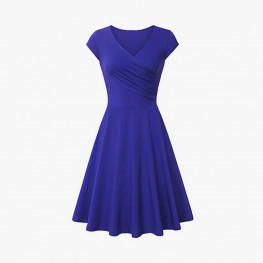 summer women dresses v-neck bodycon casual dress elastic cotton sexy office sundress