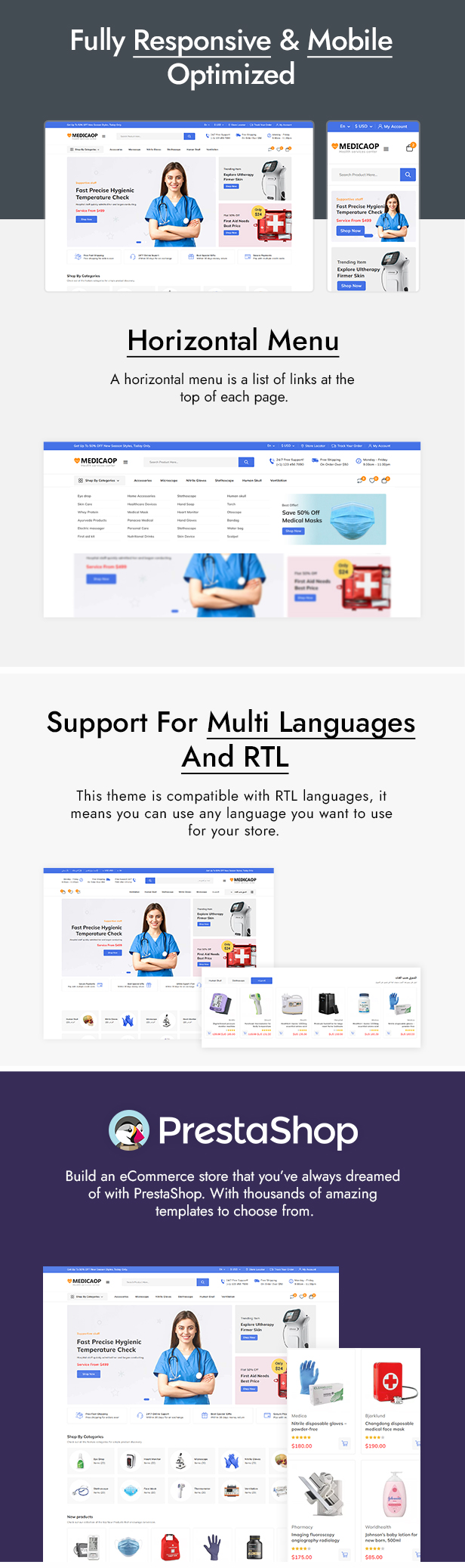 Medicaop - Pharmacy & Medical Store Prestashop Theme