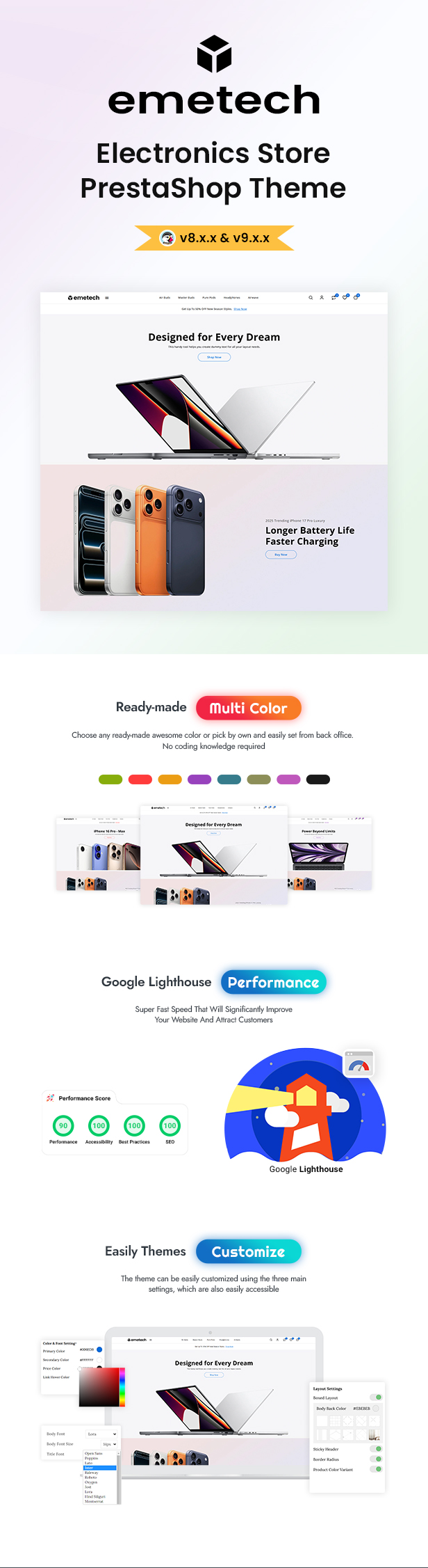 emetech - Electronics & Mobile Shop Prestashop Theme