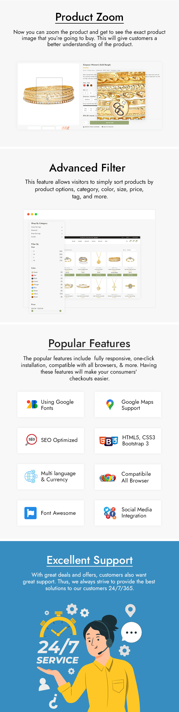 Oitalic - Modern Jewelry & Watches Store Prestashop Theme