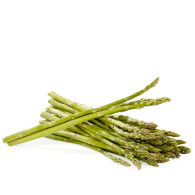 cut and refrigerated green asparagus