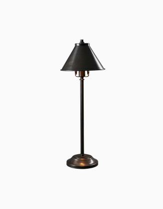 dar lighting black table