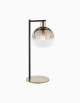 gold ombre glass lamp