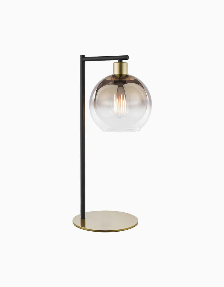 gold ombre glass lamp