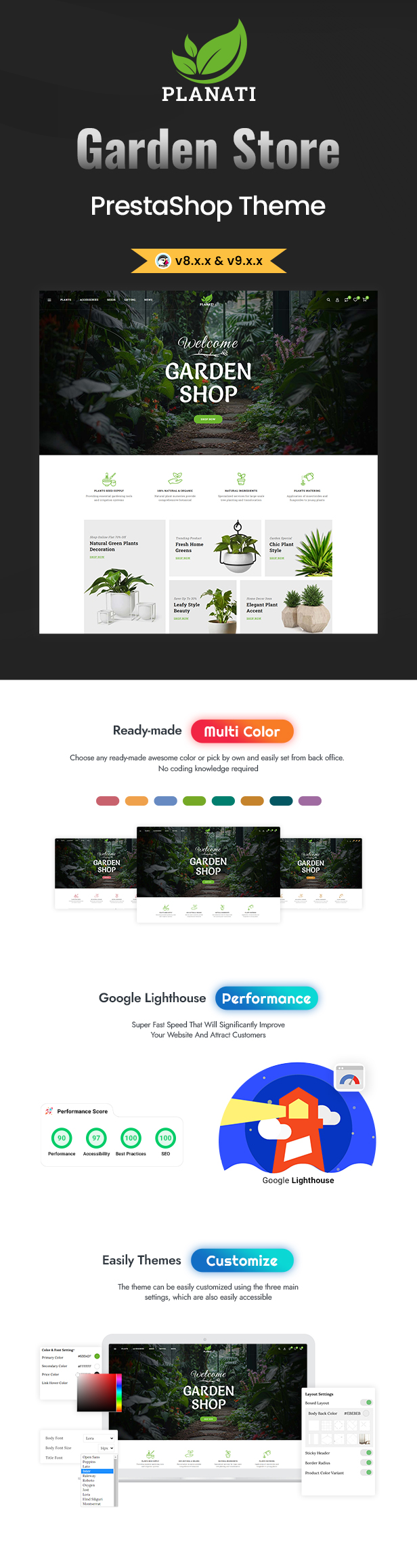 Planati - Flower Nursery Plants and Gardening Prestashop Theme