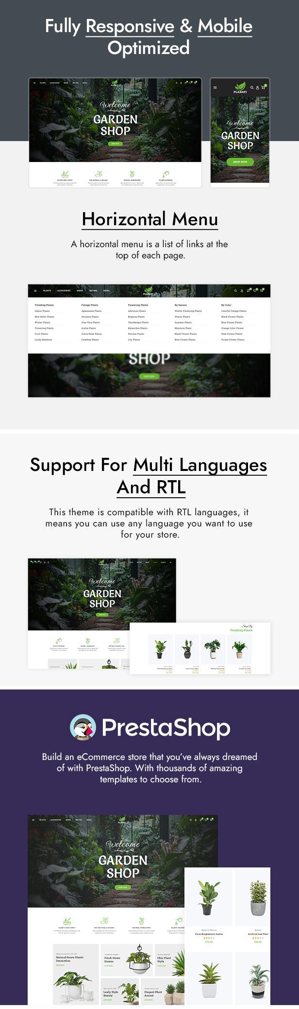 Planati - Flower Nursery Plants and Gardening Prestashop Theme