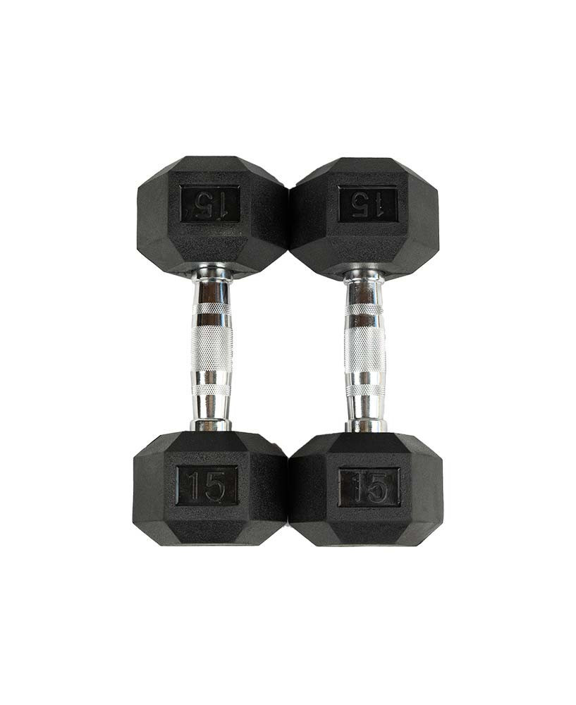 rubber dumbbells