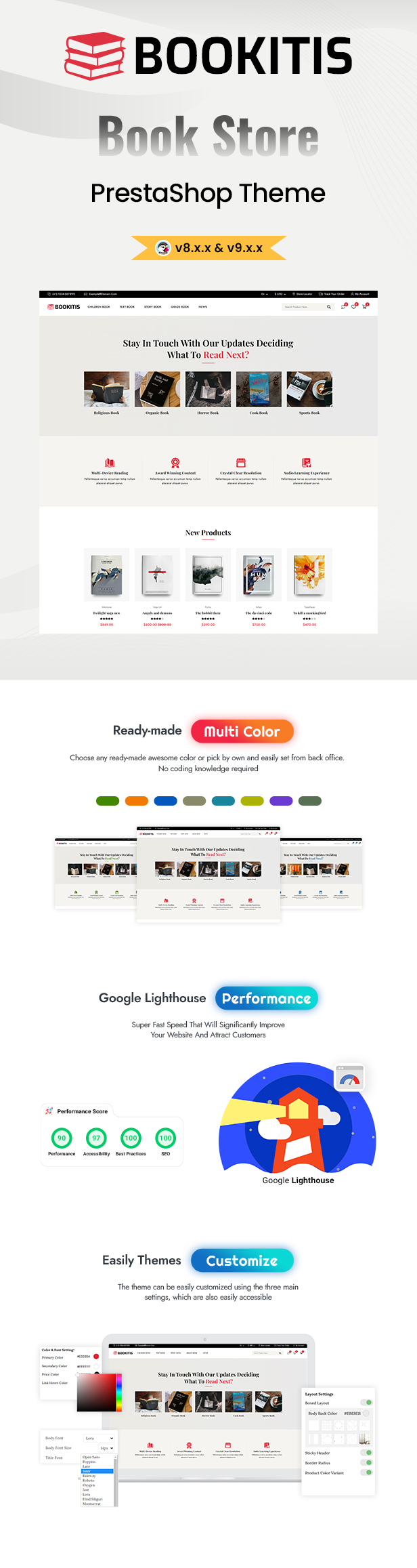 Bookitis - Books Store & Stationery Shop PrestaShop Theme