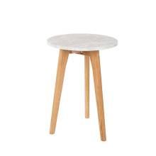 Zuiver White Stone Round Side Table