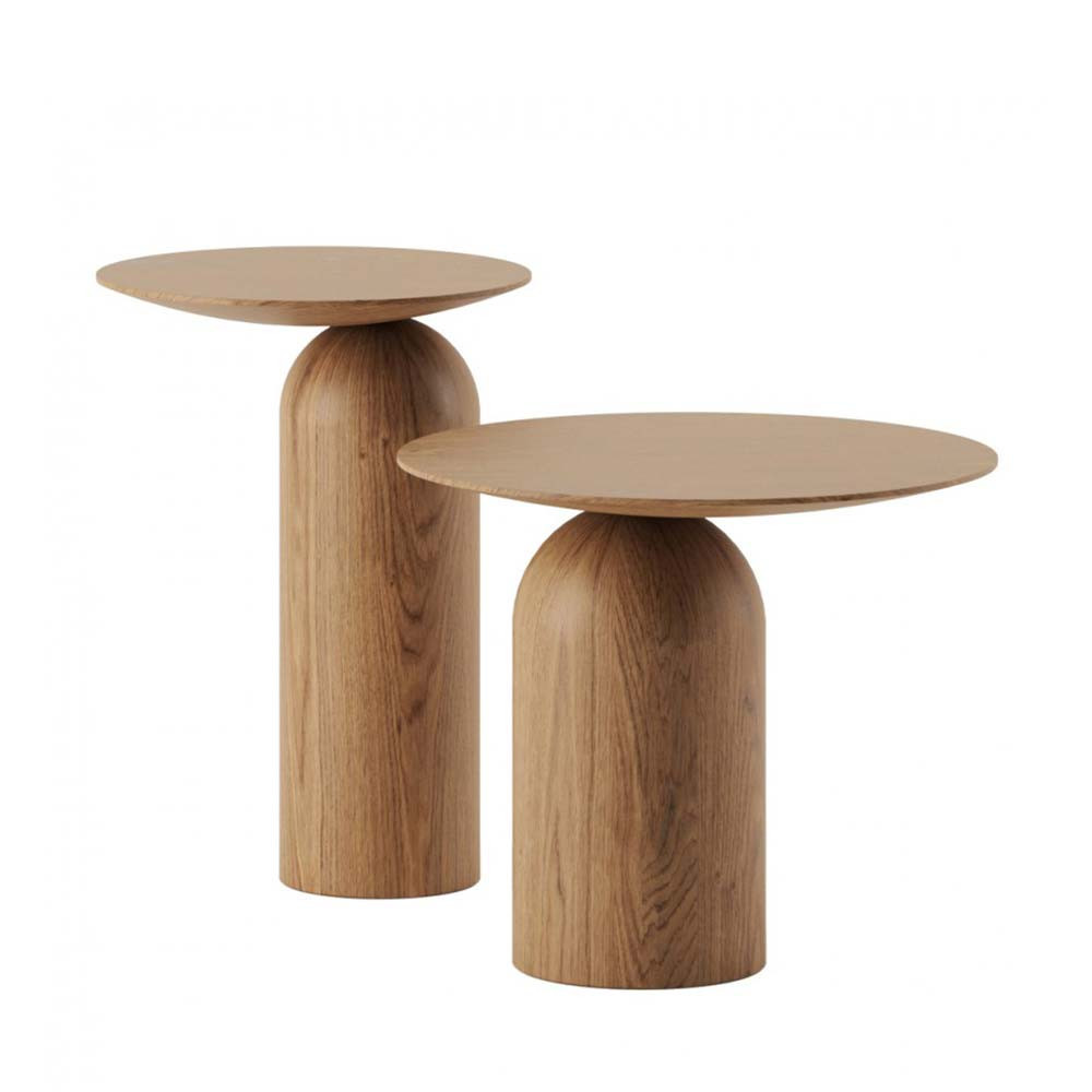Minimalist Floating Top Wood Side Table