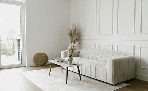 The beautifully crafted wooden table adds warmth, style, and comfort to any room