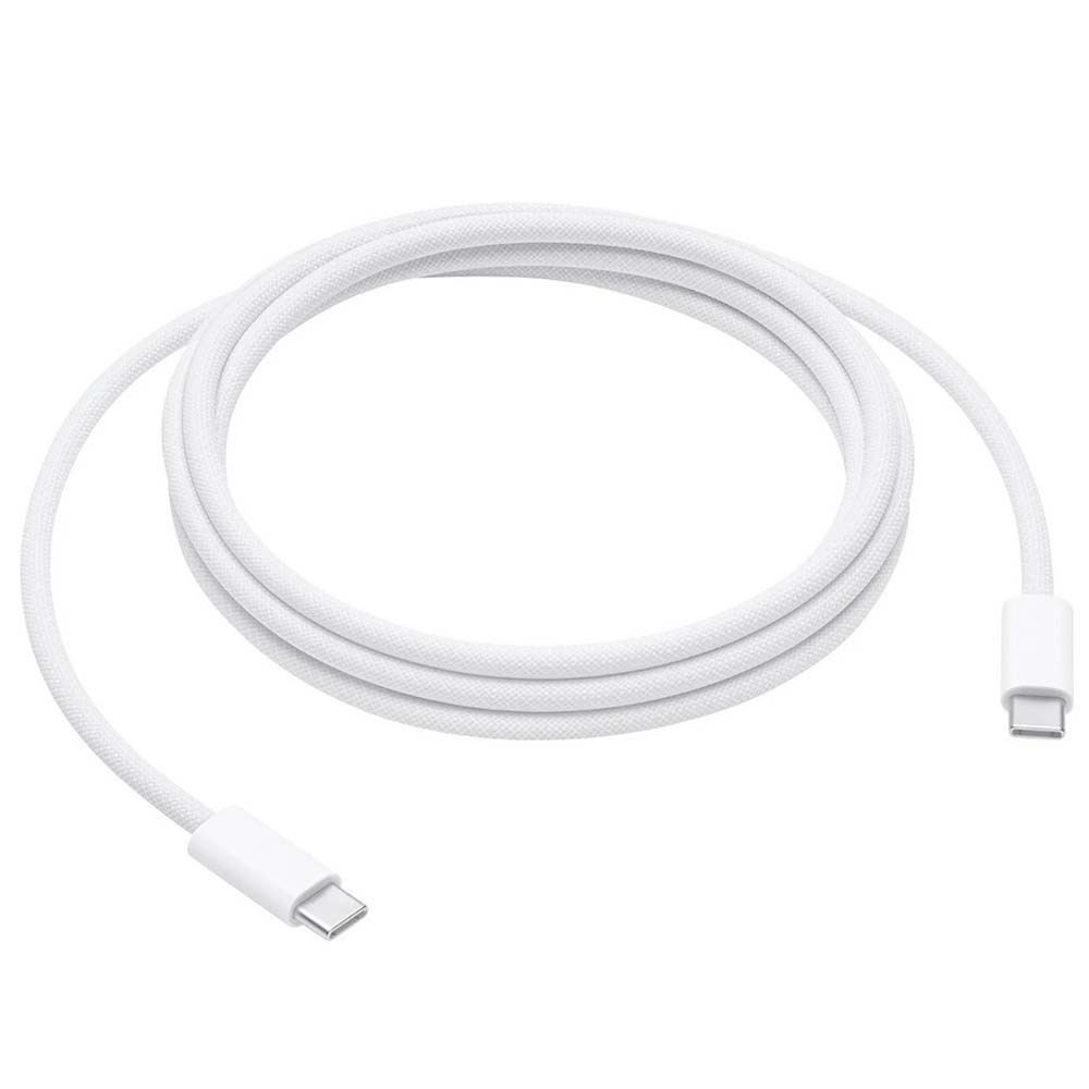 apple iphone lightning to usb-c lightning data cable 2m white