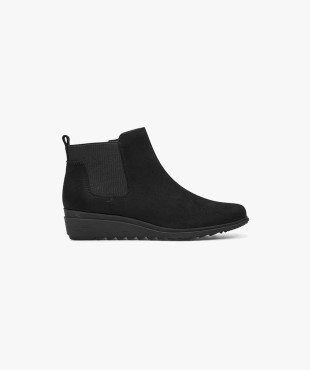 round toe casual bootie