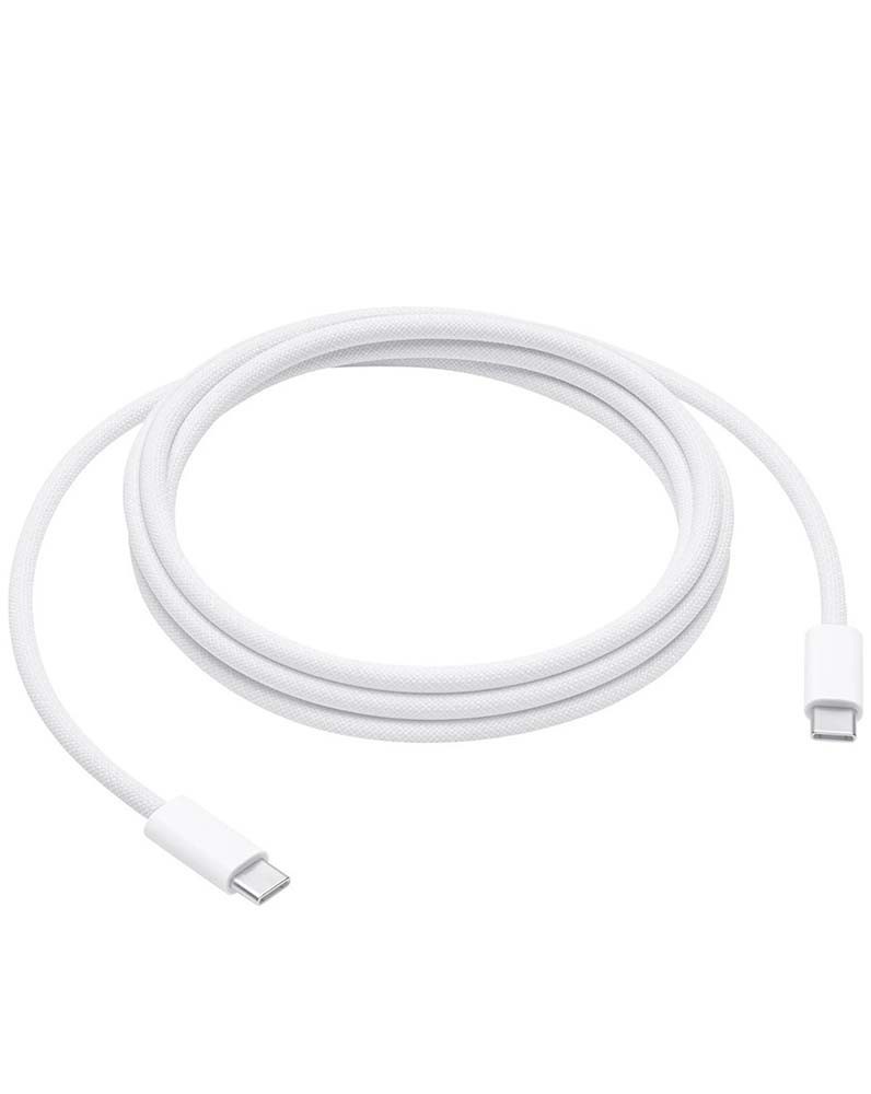 apple iphone to usb-c lightning data cable 2m white