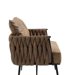 coolmore velvet accent sofa with metal frame – modern