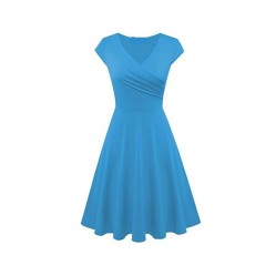 summer women dresses v-neck bodycon casual dress