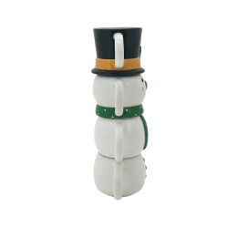 elsjoy set of 4 christmas stackable coffee mugs christmas